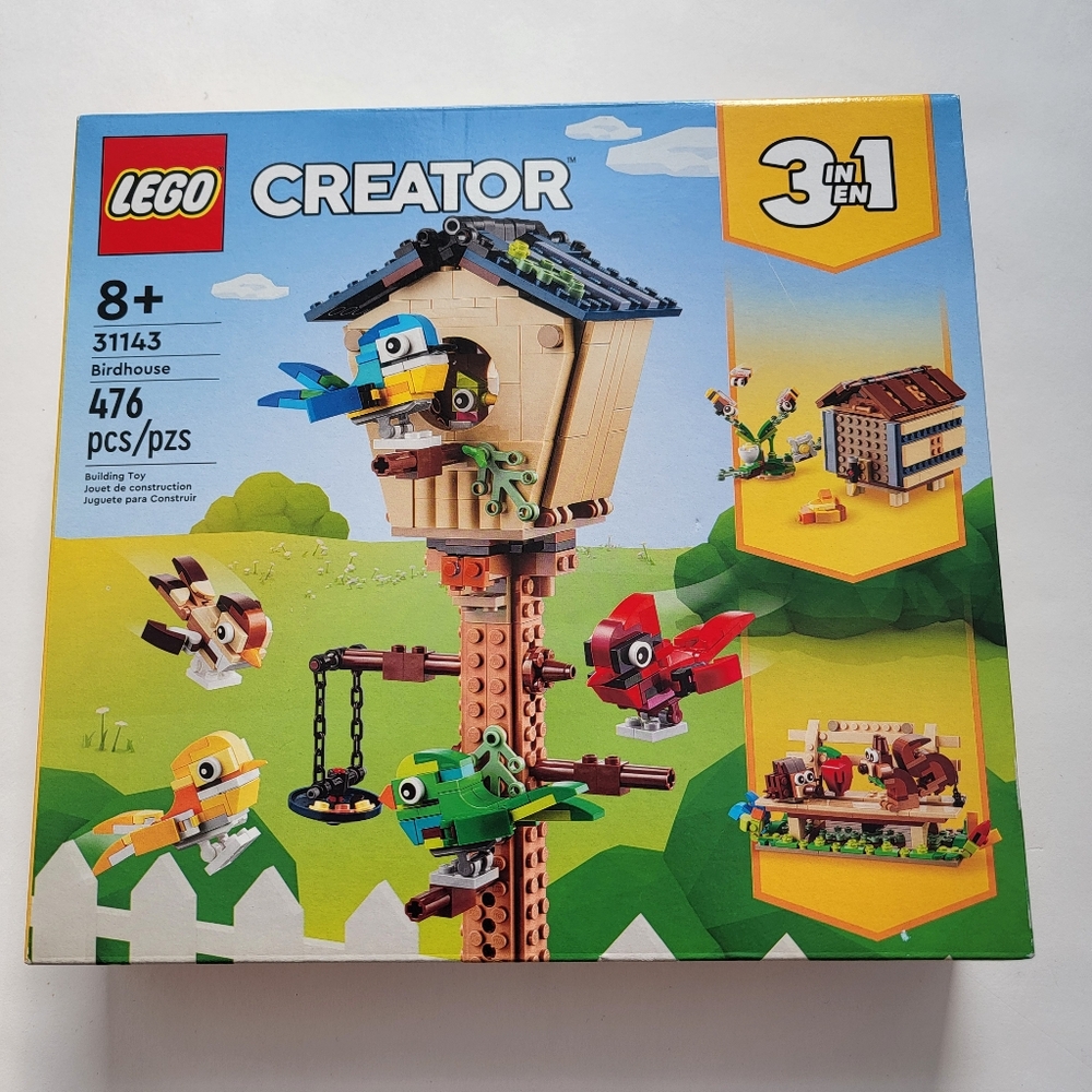 LEGO Creator 3 in 1 Birdhouse 31143, New